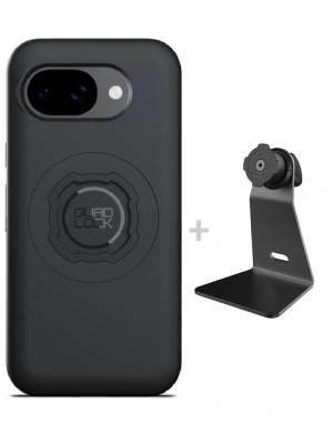 Zestaw na biurko: etui MAG na telefon Google Pixel 10A (magnetyczne) oraz uchwyt Quad Lock