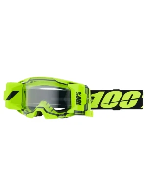 Gogle motocyklowe 100% ARmatic ForeCast z przeźroczystą szybką fluo-czarny