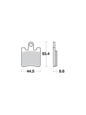 KLOCKI HAMULCOWE SBS 740 HS