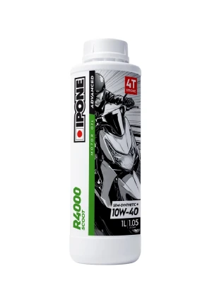 Olej silnikowy IPONE R4000 Scoot 4 10W40 do skuterów [pojemność: 1 litr]