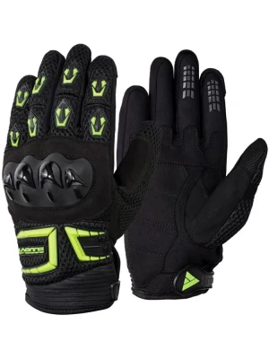 Rękawice motocyklowe dziecięce Modeka Mx Top II czarne-fluo