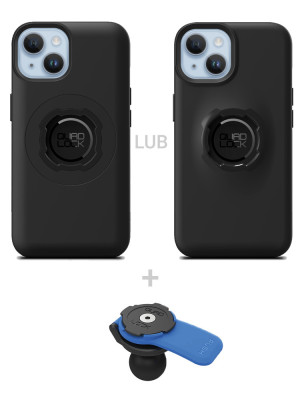 Zestaw: etui na telefon iPhone 14 oraz uchwyt kulowy Quad Lock