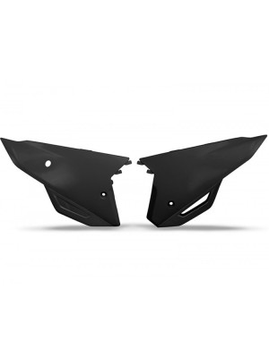 Osłony boczne tylne UFO do Honda CRF 450R / 450RX (21-) / 250R / 250RX (22-) czarne