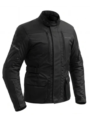 Kurtka motocyklowa tekstylna Broger Overland czarna