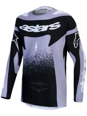 Bluza cross damska Alpinestars MX Stella Techstar Swan czarno-fioletowa