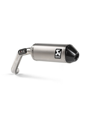 Tłumik motocyklowy Slip-On Line [Titanium] Akrapovič do Moto Guzzi V85 TT (18-24)