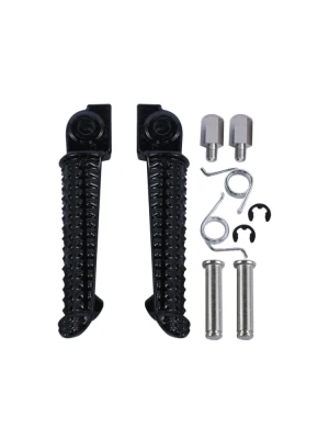 Podnóżki motocyklowe pasażera BikeTec Yamaha YZF R1 (98-11)/ R6 (99-12) czarne