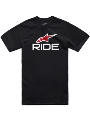 Koszulka z krótkim rękawem Alpinestars Ride 4.0 CSF Tee czarno-biało-czerwona