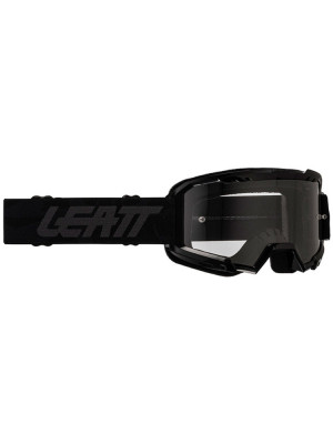 Gogle motocyklowe z przezroczystą szybą Leatt Vizion 2.5S Stealth czarne