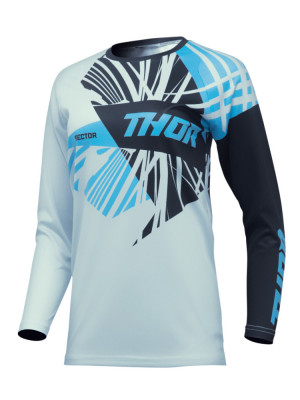 Bluza enduro damska Thor Sector Split niebiesko-czarna