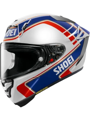 Kask integralny Shoei X-SPR PRO Gardner TC-2 biało-niebiesko-czerwony