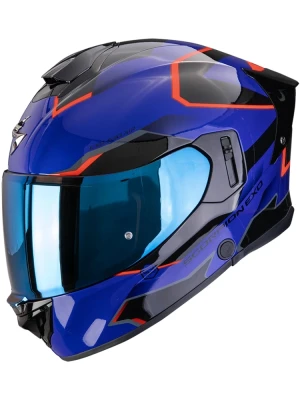 Kask integralny Scorpion EXO-530 AIR Clip niebiesko-czarno-czerwony