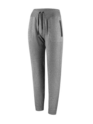 Spodnie termoaktywne dresowe damskie Brubeck Outdoor Merino szare