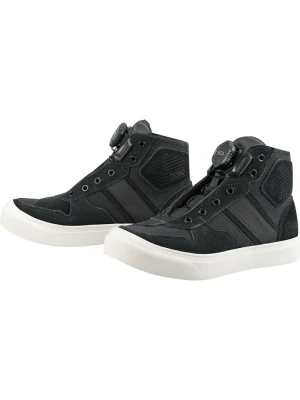 Buty motocyklowe damskie Icon Dog Days CE czarno-białe