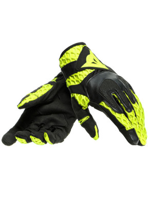 Tekstylne rękawice motocyklowe Dainese Air-Maze Unisex czarno-fluo żółte