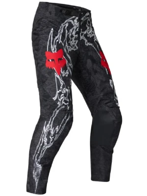 Spodnie cross Fox 180 Abyss czarno-szaro-czerwone