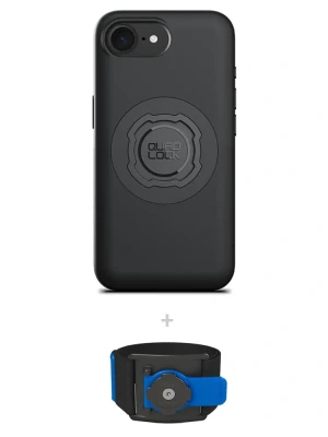 Zestaw do biegania: etui MAG na telefon iPhone 17e (magnetyczne) + opaska sportowa Quad Lock