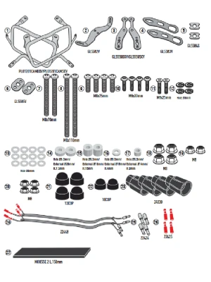 Stelaż kufrów bocznych Monokey Cam-Side Kappa KL One-Fit Honda XL 750 Transalp (23-)