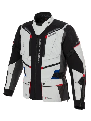 Kurtka motocyklowa damska tekstylna Buse Open Road III szaro-czarna