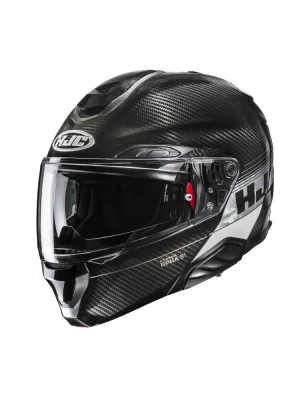 Kask szczękowy HJC RPHA 91 Carbon Elig czarno-biały
