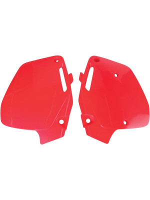 Osłony boczne tylne UFO do Hondy CR 125 (91-92), CR 250 (90-91), CR 500 (91-01) czerwone