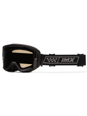 Gogle motocyklowe iMX Endurance Race szaro-czarne matowe