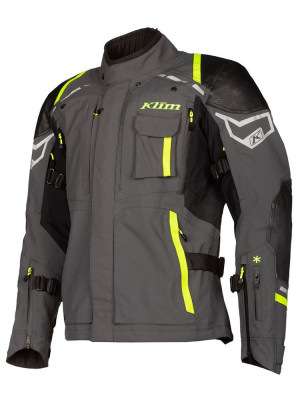 Kurtka motocyklowa tekstylna Klim Kodiak szaro-fluo żółta