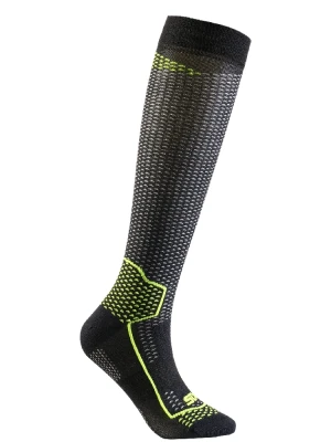 Skarpety SIXS Long V3 czarne-fluo