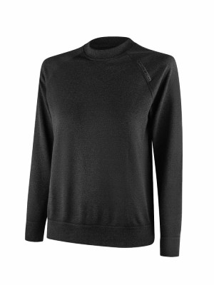 Bluza termoaktywna dresowa damska Brubeck Outdoor Merino grafitowa