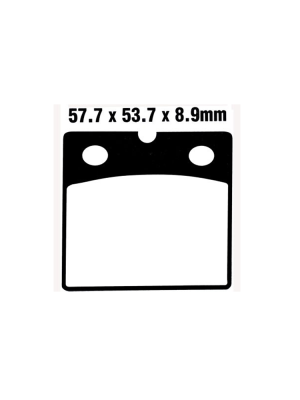 Klocki hamulcowe EBC FA171HH 57.7 x 53.7 x 8.9mm NA PRZÓD