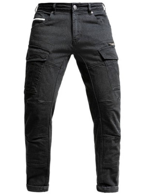 Spodnie motocyklowe jeansowe John Doe Defender Mono czarne
