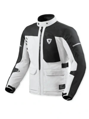 Kurtka motocyklowa tekstylna REV’IT! Convergent H2O szaro-czarna