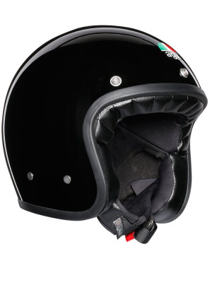 Kask otwarty AGV X70 czarny połysk
