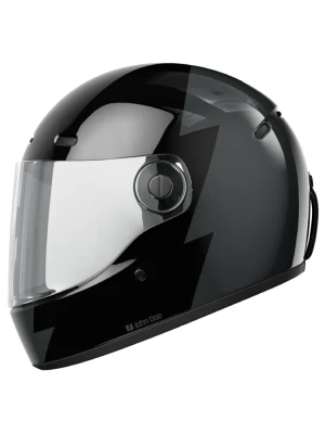 Kask integralny John Doe One Signature czarno-szary połysk