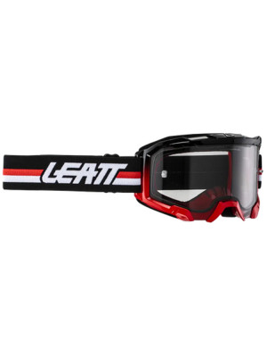 Gogle motocyklowe z przyciemnianą szybą Leatt Velocity 4.5 czerwone