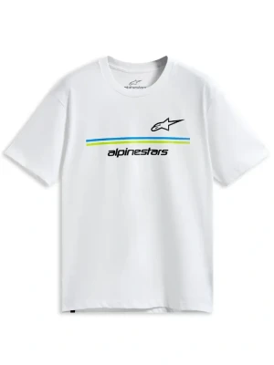Koszulka z krótkim rękawem Alpinestars Lanes CSF biała