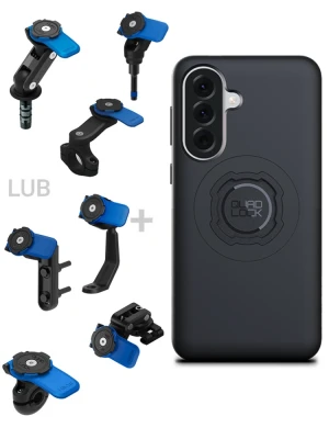 Zestaw na motocykl: etui MAG na telefon Samsung Galaxy A57 (magnetyczne) + mocowanie Quad Lock