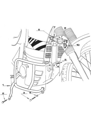 Osłona silnika do Hondy XL 600V Transalp (89 > 99)
