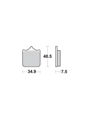KLOCKI HAMULCOWE SBS 762 HS