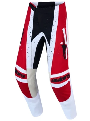 Spodnie cross Alpinestars MX Techstar Maven czarno-biało-czerwone