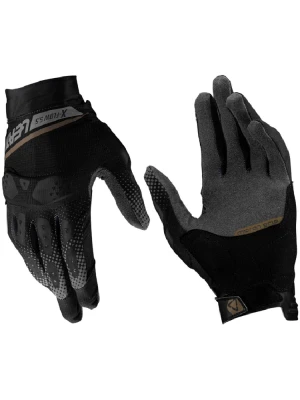 Rękawice cross Leatt X-Flow Short Stealth czarno-szare