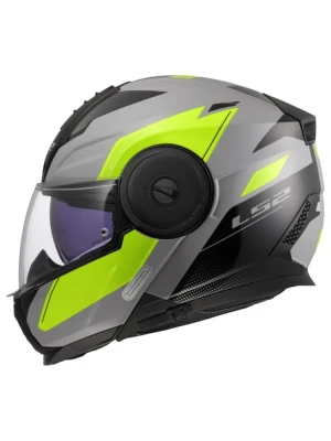 Kask szczękowy LS2 FF902 Scope II Duria szaro-fluo