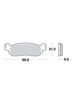 Klocki hamulcowe SBS 155 MS
