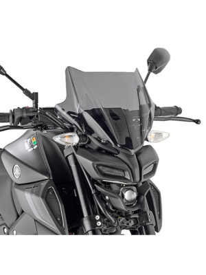 Szyba motocyklowa Kappa z mocowaniem Honda CB 750 Hornet (23-24) przyciemniana
