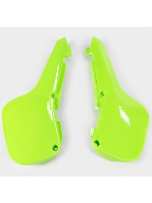 Osłony boczne tylne UFO do Kawasaki KX 60 (84-04) zielone