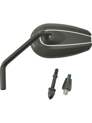 Lusterko motocyklowe Daytona D-Mirror-6 Type-U czarne, lewe