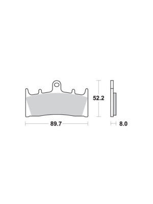 KLOCKI HAMULCOWE SBS 686 HS