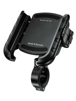 Uchwyt motocyklowy na telefon Biketec Quick Lock, montowany na kierownicę czarny [Typ: R9-CLIP]