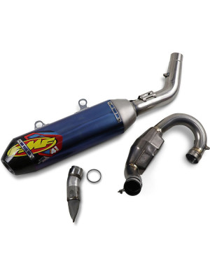 Pełny układ wydechowy FMF Factory 4.1 RCT anodowany niebieski do Husqvarna FC 250 (19-21), KTM SX-F 250 (19-21)