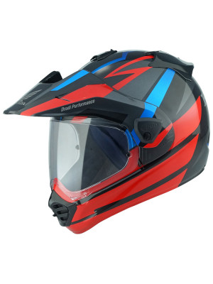 Kask adventure Arai Tour-X5 Honda Africa Twin czerwony